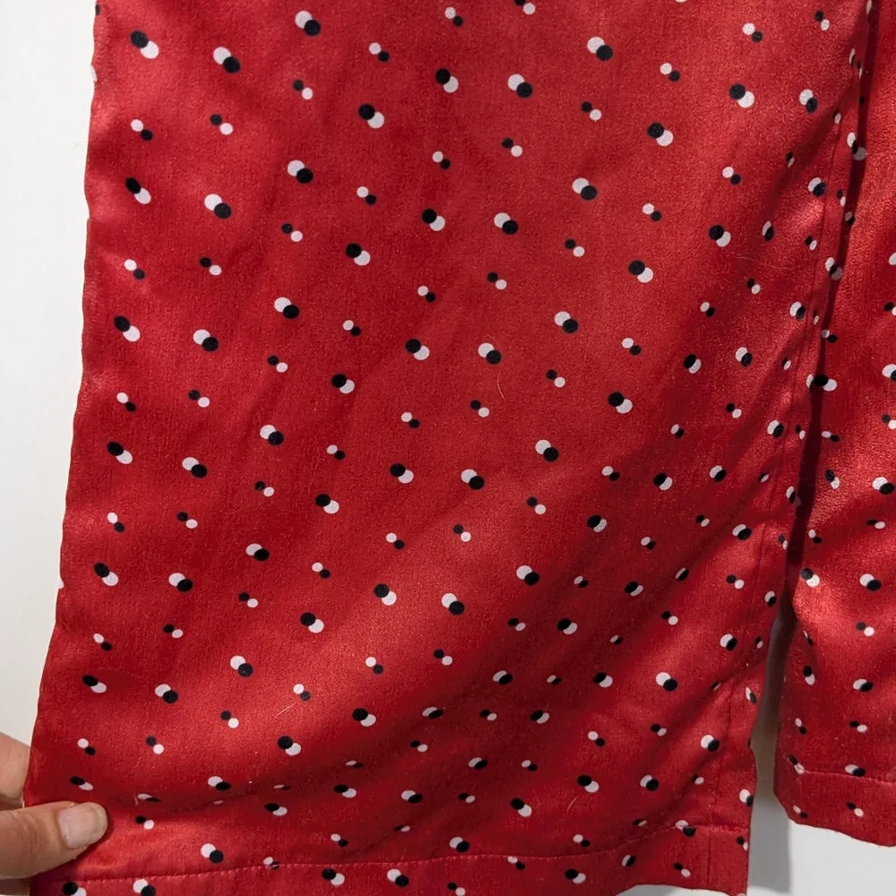 NWT House Of Harlow 1960 Dotted Jumpsuit Red Sz S - Picture 6 of 15